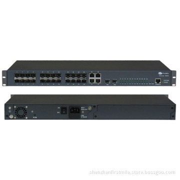 28 Ports FTTH L2 L3 10g Optic Fiber Aggregation Switches